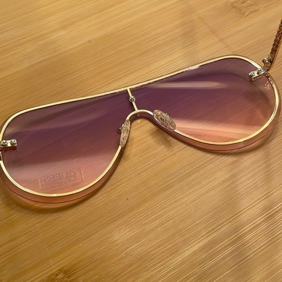 Brand New Guess Gradient Ombré Shield Aviator Sunglasses 100% UV Protection - Picture 10 of 15